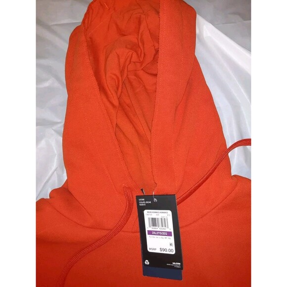 Under Armour Project Rock Veteran’s Day Heavyweight Hoodie Orange Men’s XXL NWT - Picture 4 of 7